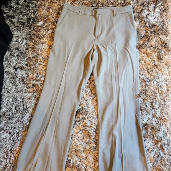 Banana Republic Factory Giovana Sculpted Bootcut Trousers Pants 8P NWOT Gray - Picture 5 of 14